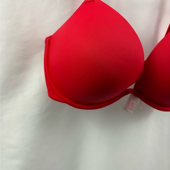 PINK Victoria’s Secret Wear Everywhere Super Push Up 34DD Hot Pink - Picture 3 of 11